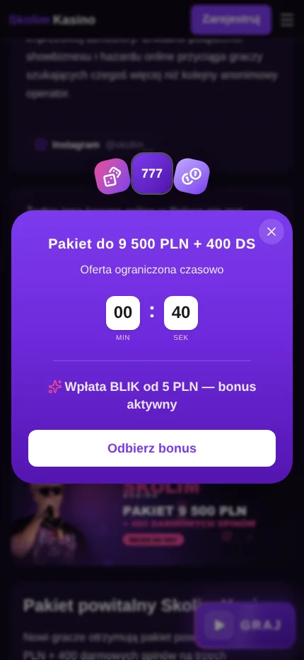 Skolim Kasino mobile platform