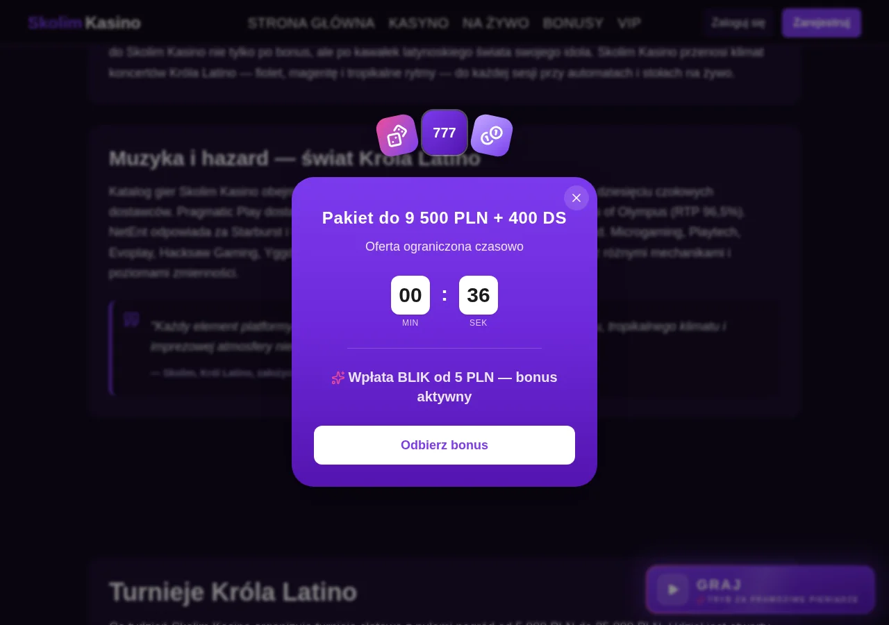 Skolim Kasino withdrawal methods